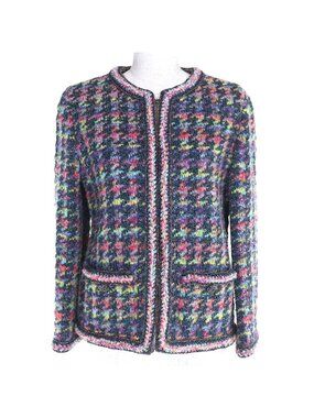 Chanel Silk Wool Coco Mark Button